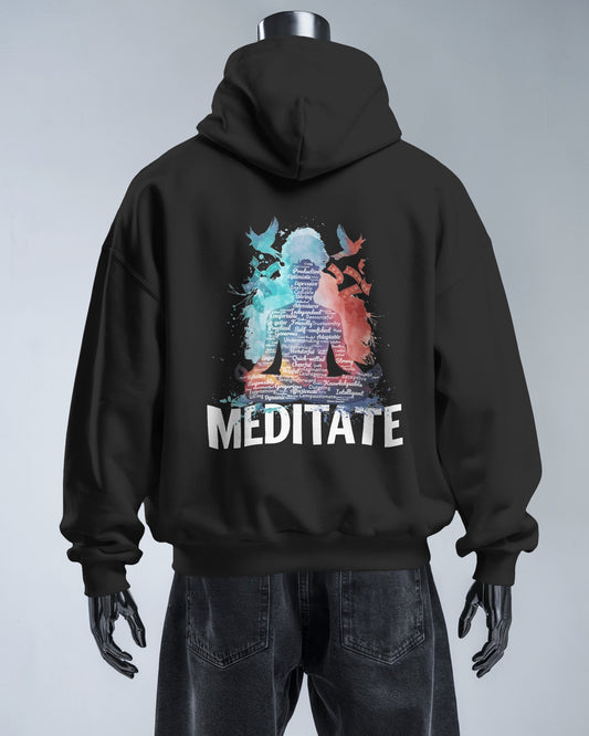 La sudadera con capucha Meditate